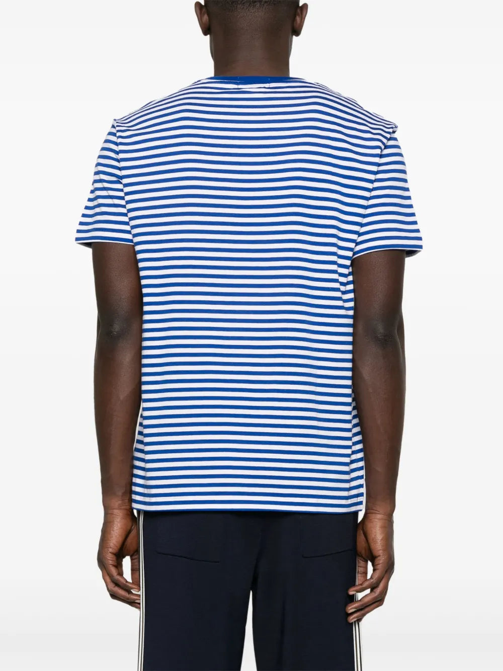 camiseta listrada de algodão