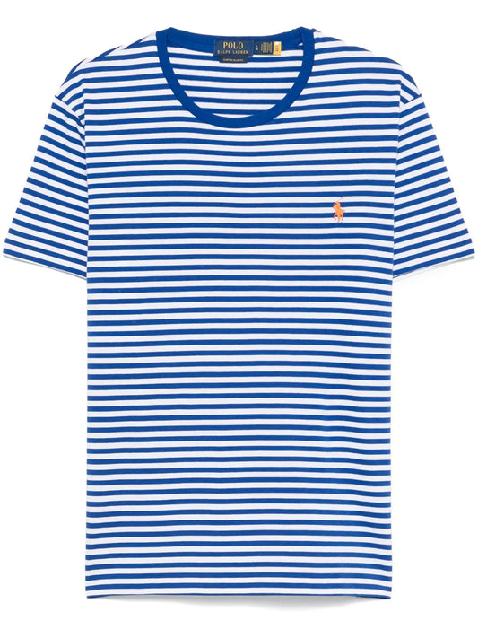 camiseta listrada de algodão