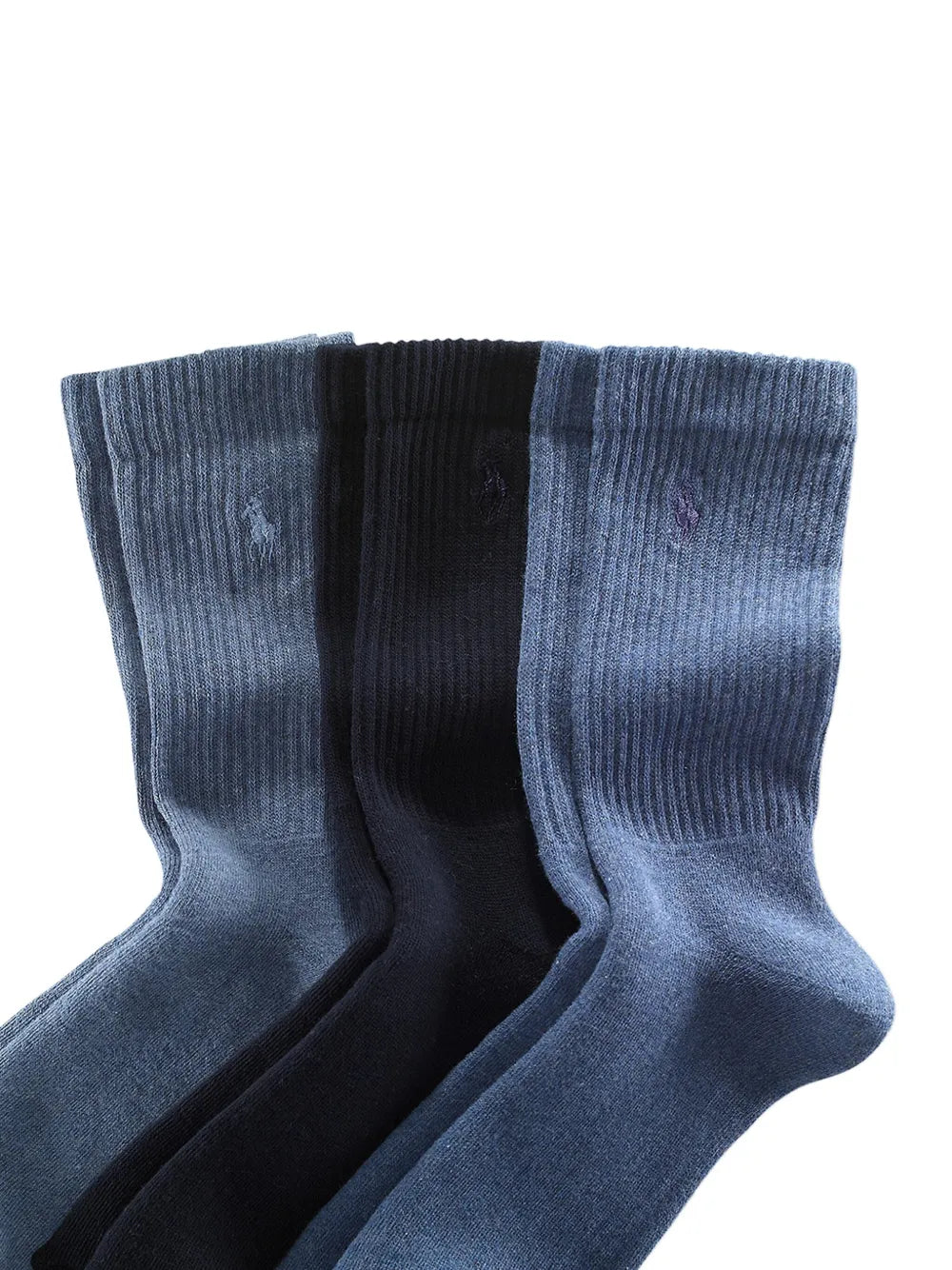 meias com logotipo (conjunto de três)