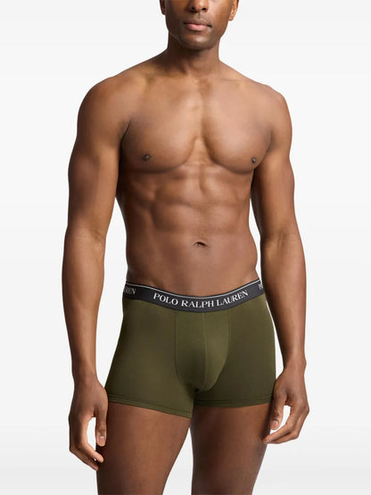 boxers com logotipo (conjunto de três)