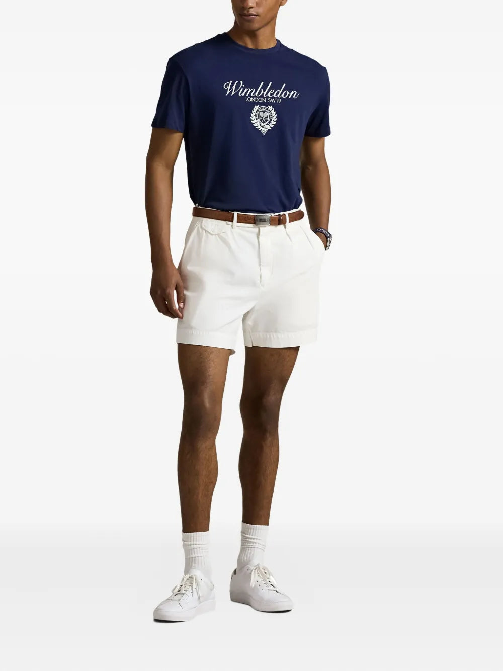 Camiseta com estampa do logotipo de Wimbledon