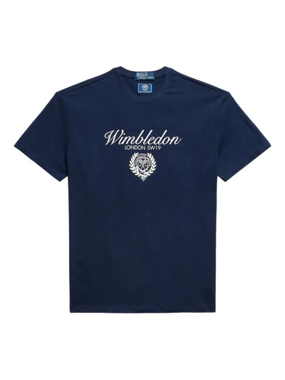 Camiseta com estampa do logotipo de Wimbledon