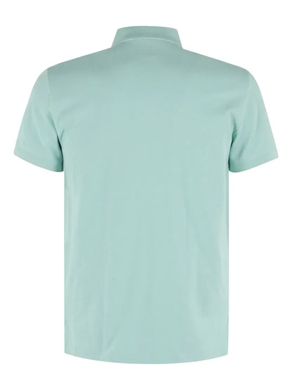 camisa polo de algodão