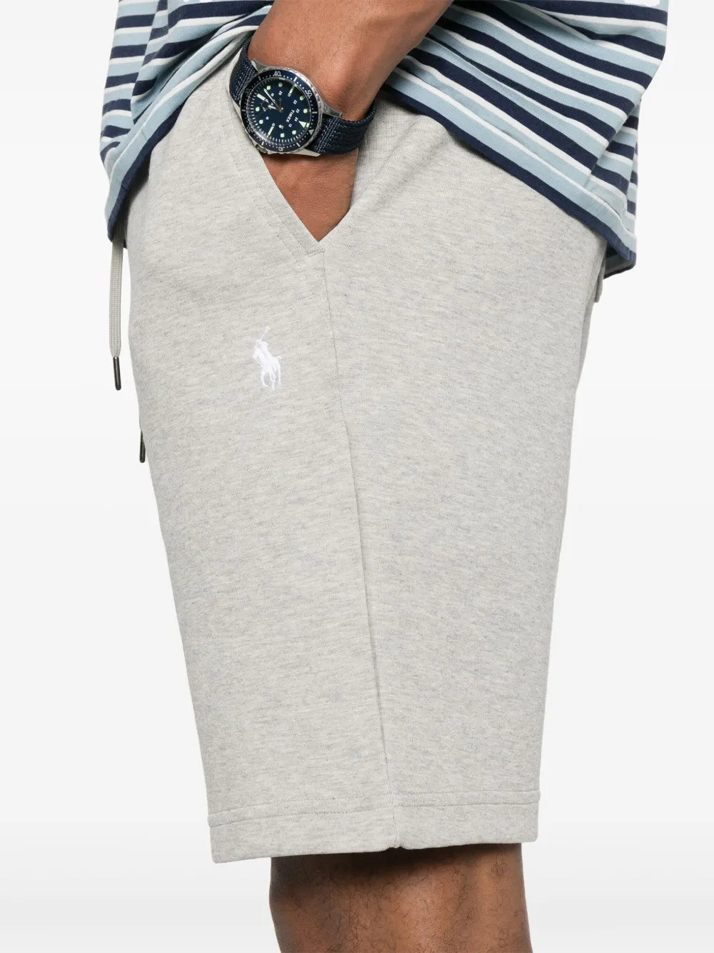 Shorts esportivos bordados Polo Pony