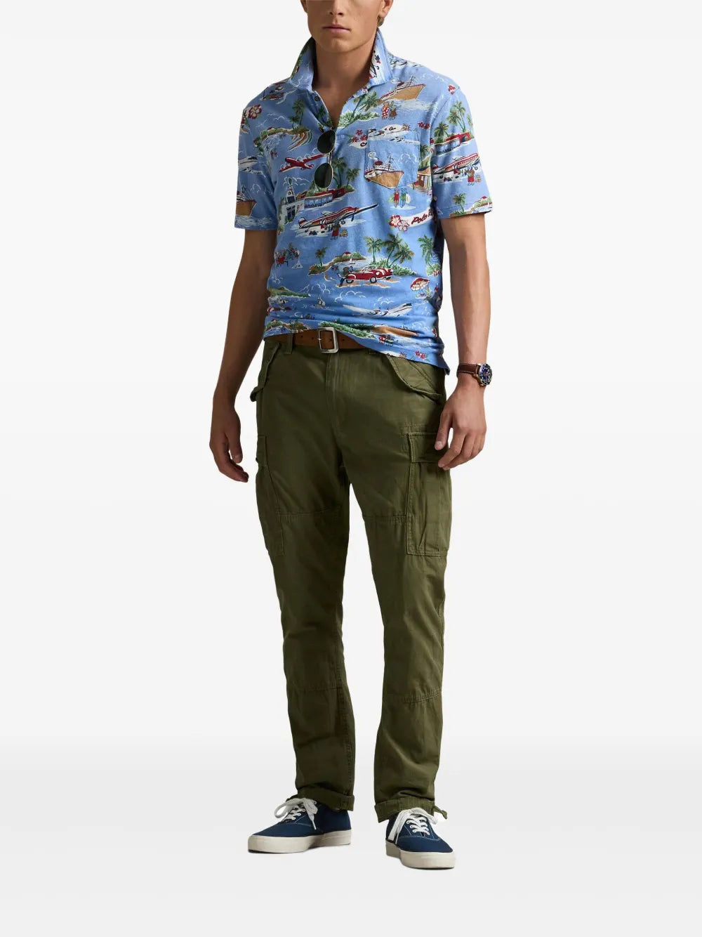 Camisa polo de malha Polo Bear