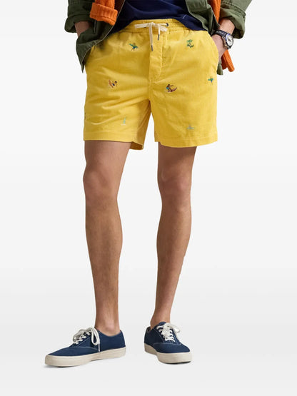shorts de algodão