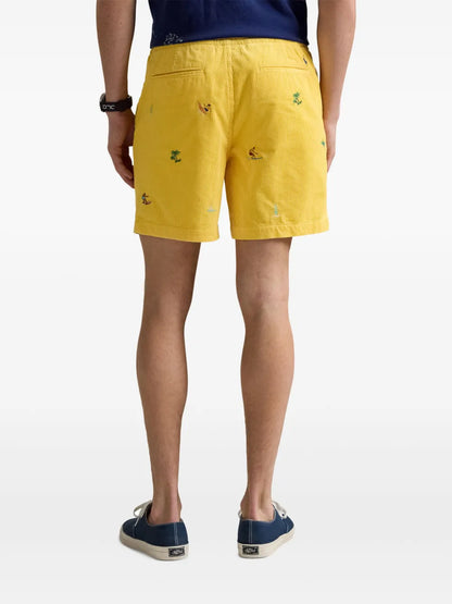 shorts de algodão