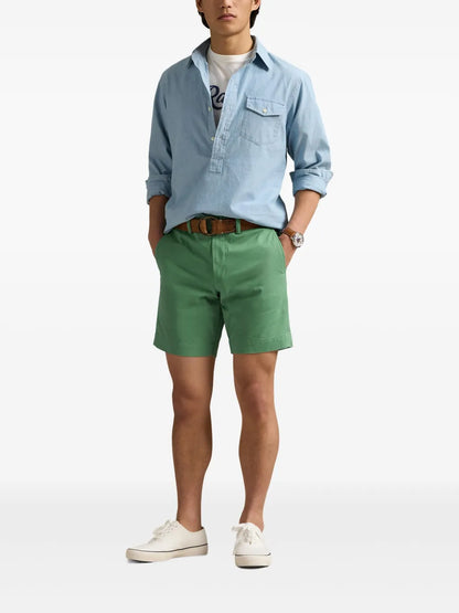 shorts chino de corte justo