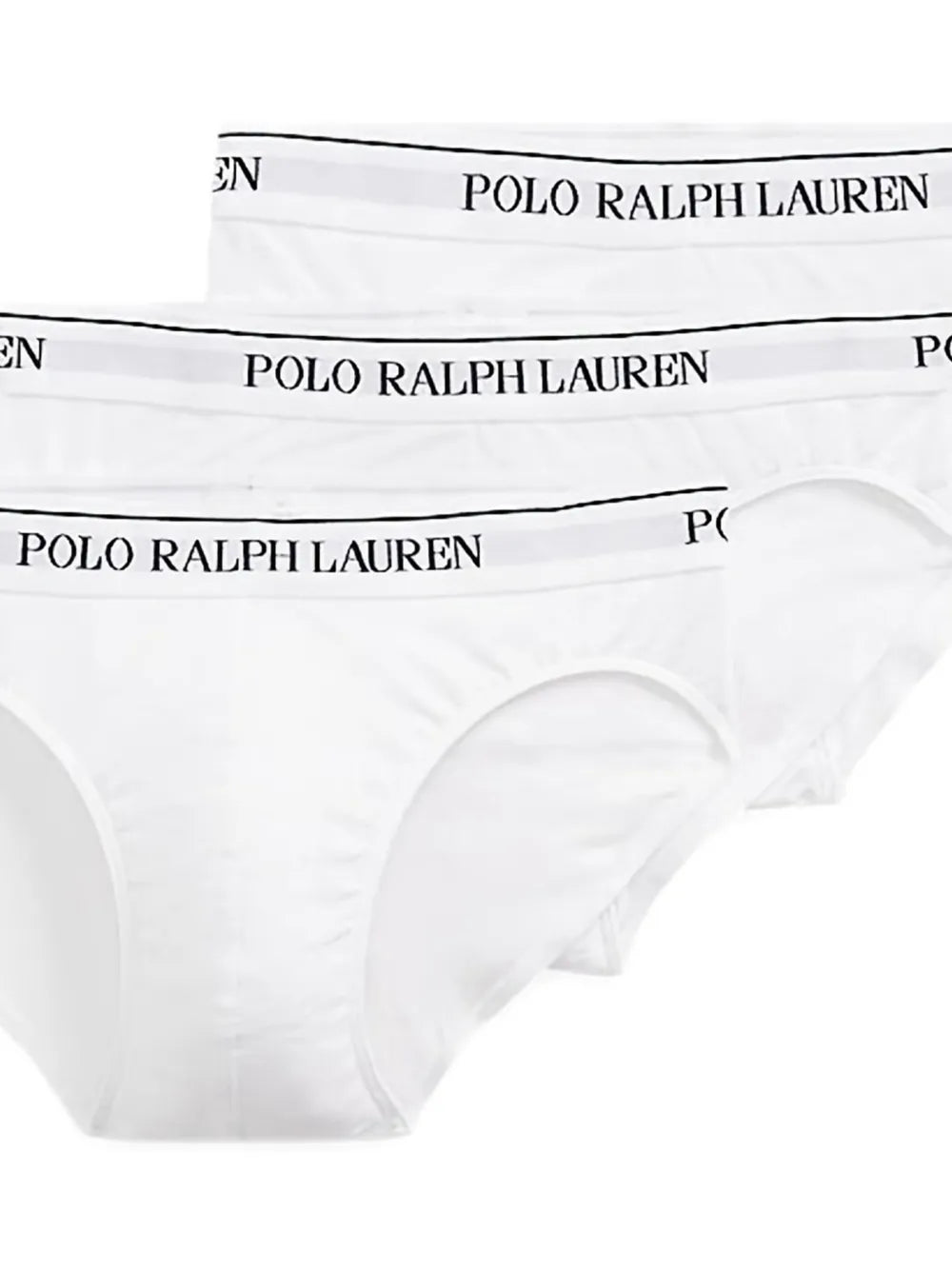 pacote com três cuecas com cós com logotipo