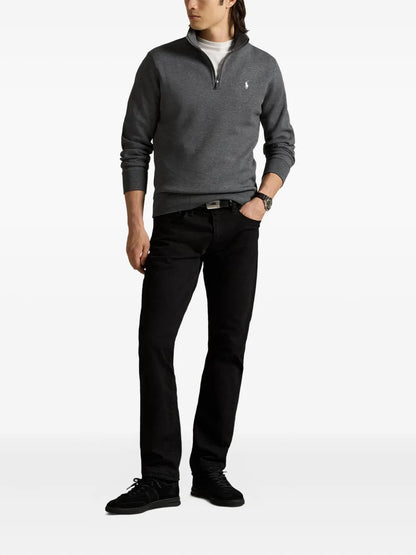 pulôver de lã com zíper