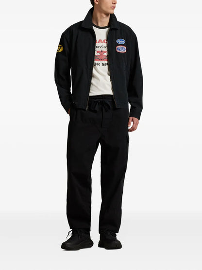 camiseta com estampa de corrida