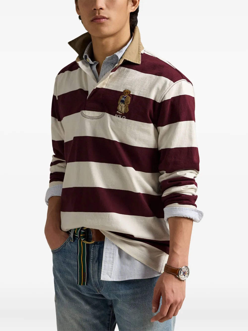 polo de rugby listrado